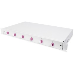 Buy DIGITUS Fiber Optic Splice Box - 1U - Grey, 6x LC, OM4 in Cyprus, Nicosia, Limassol, Larnaka, Pafos