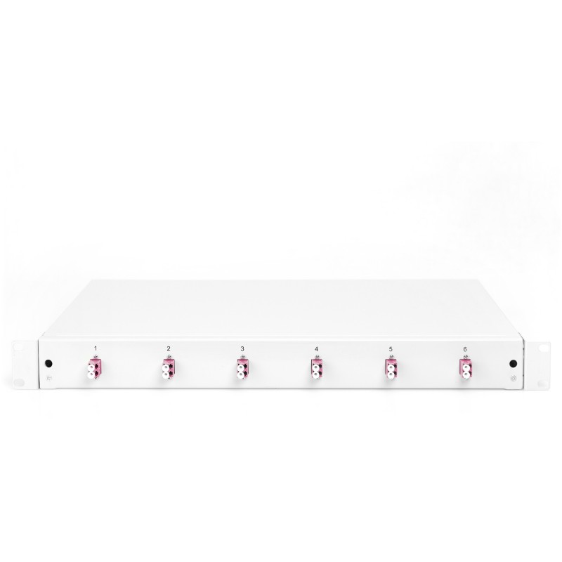 Buy DIGITUS Fiber Optic Splice Box - 1U - Grey, 6x LC, OM4 in Cyprus, Nicosia, Limassol, Larnaka, Pafos