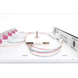 Buy DIGITUS Fiber Optic Splice Box - 1U - Grey, 6x LC, OM4 in Cyprus, Nicosia, Limassol, Larnaka, Pafos