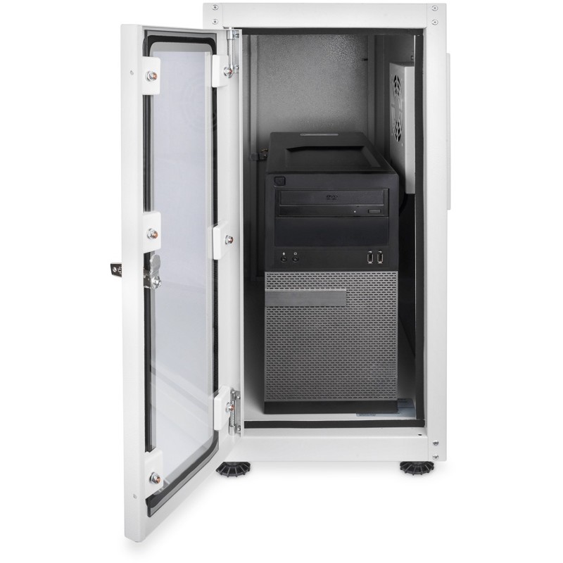 Buy PC cabinet with glass door for computer chassis - (Gray, RAL 7035, includes ... in Cyprus, Nicosia, Limassol, Larnaka, Pafos