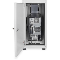 Buy PC cabinet with glass door for computer chassis - (Gray, RAL 7035, includes ... in Cyprus, Nicosia, Limassol, Larnaka, Pafos