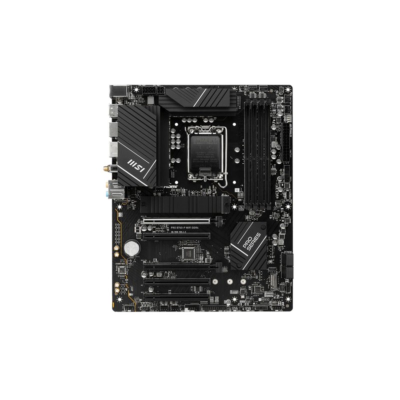 Buy MSI PRO B760-P WIFI DDR4 - LGA1700 ATX Motherboard - Black, Up to 128GB DDR4... in Cyprus, Nicosia, Limassol, Larnaka, Pafos
