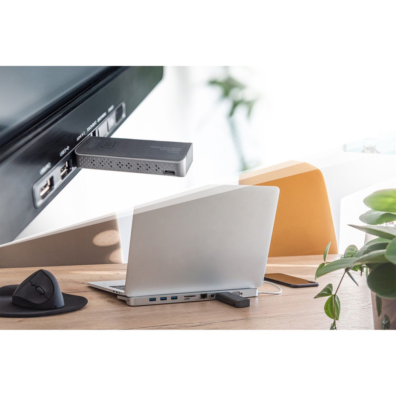 Digitus DS-55318 Wireless HDMI Extender Set FullHD 50m - DS-55318 - 1080p, 50 m range — Buy in Cyprus with Fast Delivery