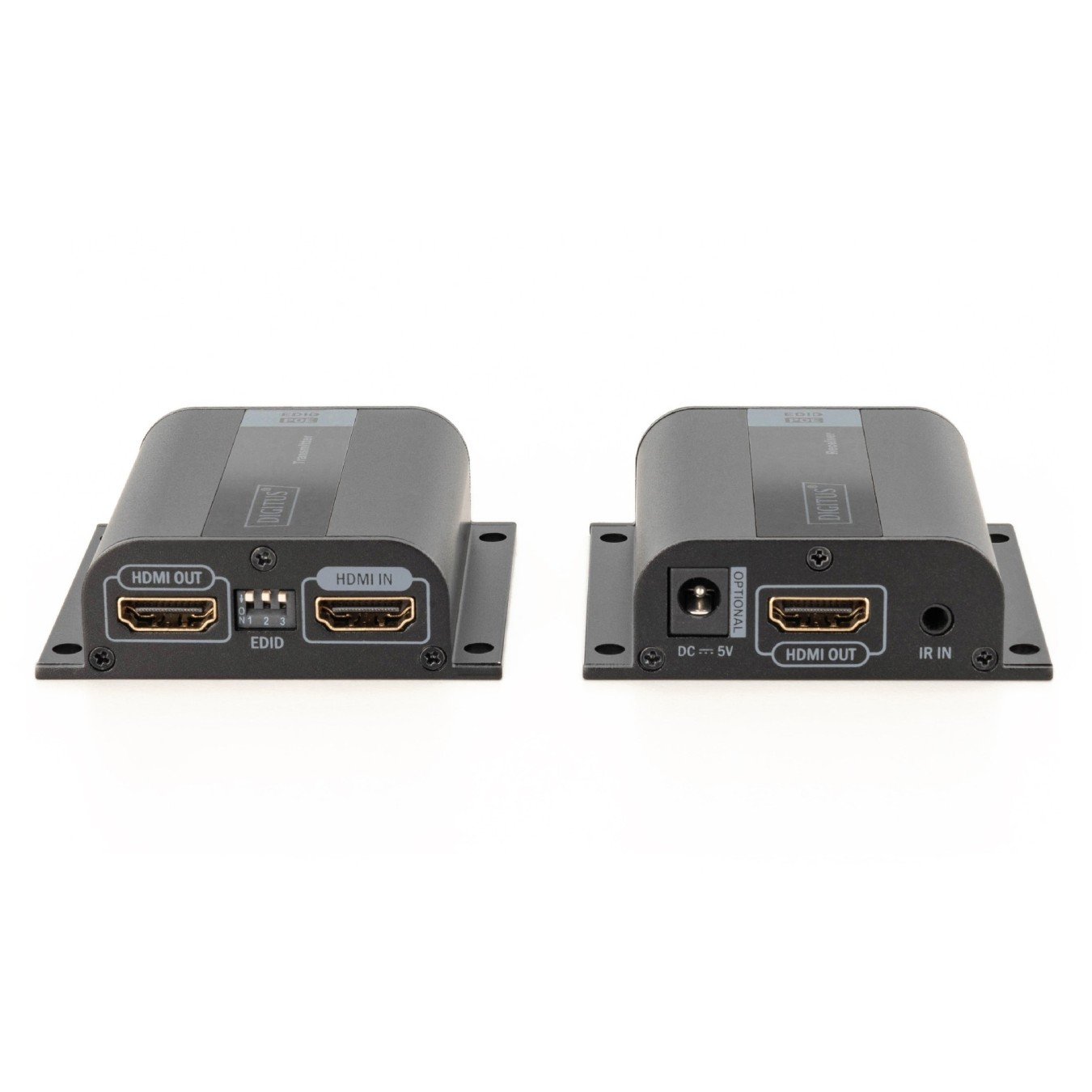 DIGITUS HDMI Extender Set over Cat6 - (Color: Black, Distance: 50 m, Resolution: 1080p) — Buy in Cyprus with Fast Delivery
