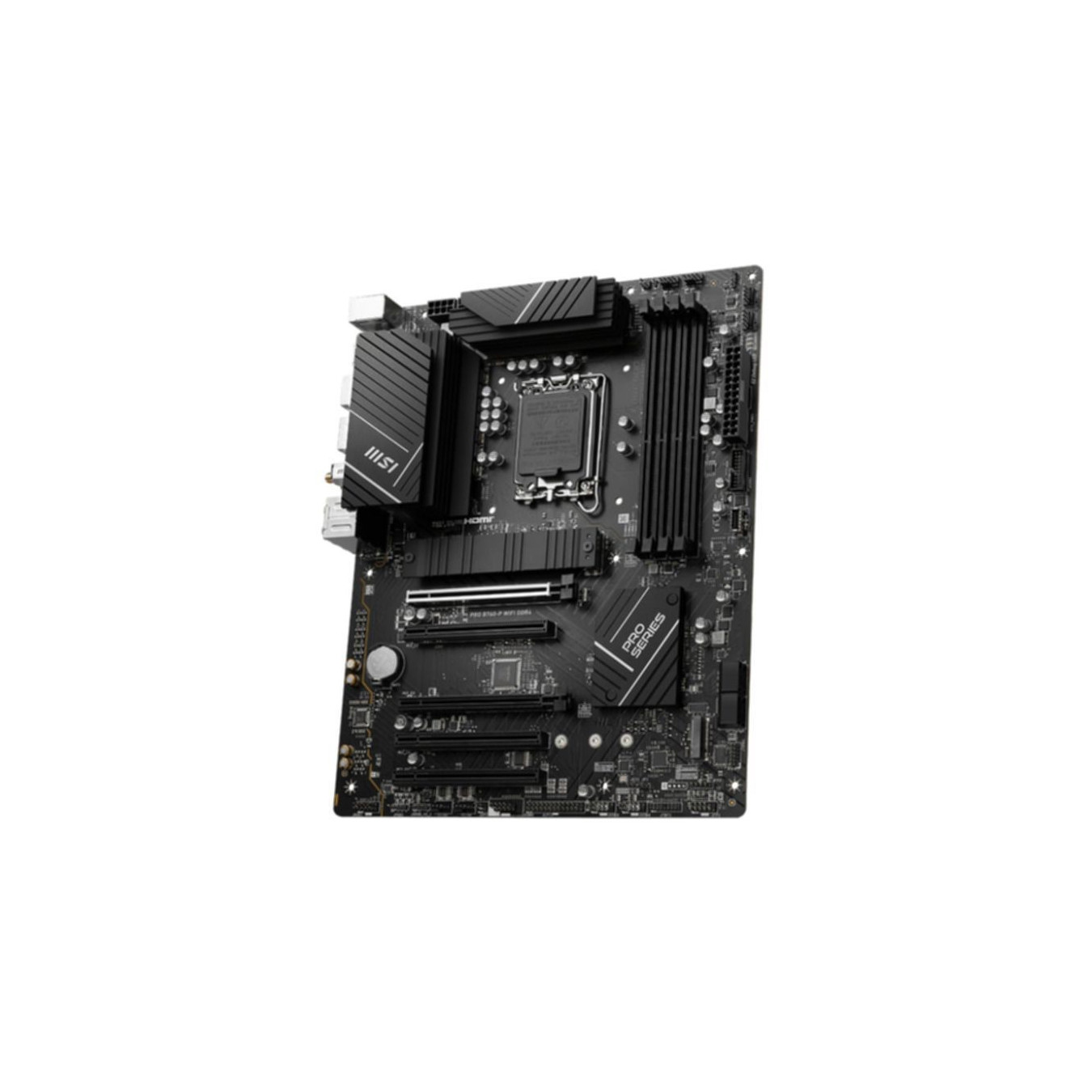 MSI PRO B760-P WIFI DDR4 - LGA1700 ATX Motherboard - Black, Up to 128GB DDR4, Wi-Fi, 2x M.2, 2.5Gb LAN