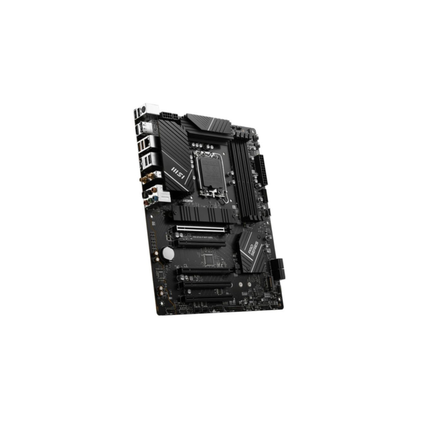 MSI PRO B760-P WIFI DDR4 - LGA1700 ATX Motherboard - Black, Up to 128GB DDR4, Wi-Fi, 2x M.2, 2.5Gb LAN