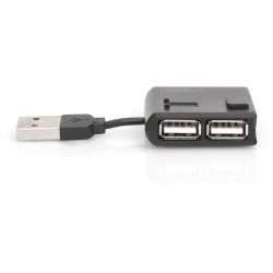 Buy DIGITUS USB-Hub 4-Port USB 2.0 - (Black, Integrated Cable) in Cyprus, Nicosia, Limassol, Larnaka, Pafos
