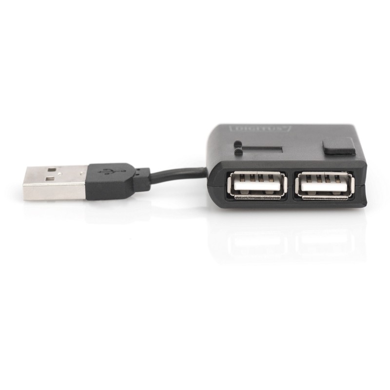 Buy DIGITUS USB-Hub 4-Port USB 2.0 - (Black, Integrated Cable) in Cyprus, Nicosia, Limassol, Larnaka, Pafos