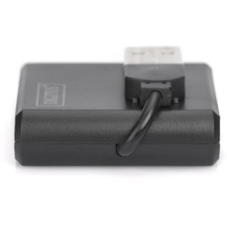 Buy DIGITUS USB-Hub 4-Port USB 2.0 - (Black, Integrated Cable) in Cyprus, Nicosia, Limassol, Larnaka, Pafos