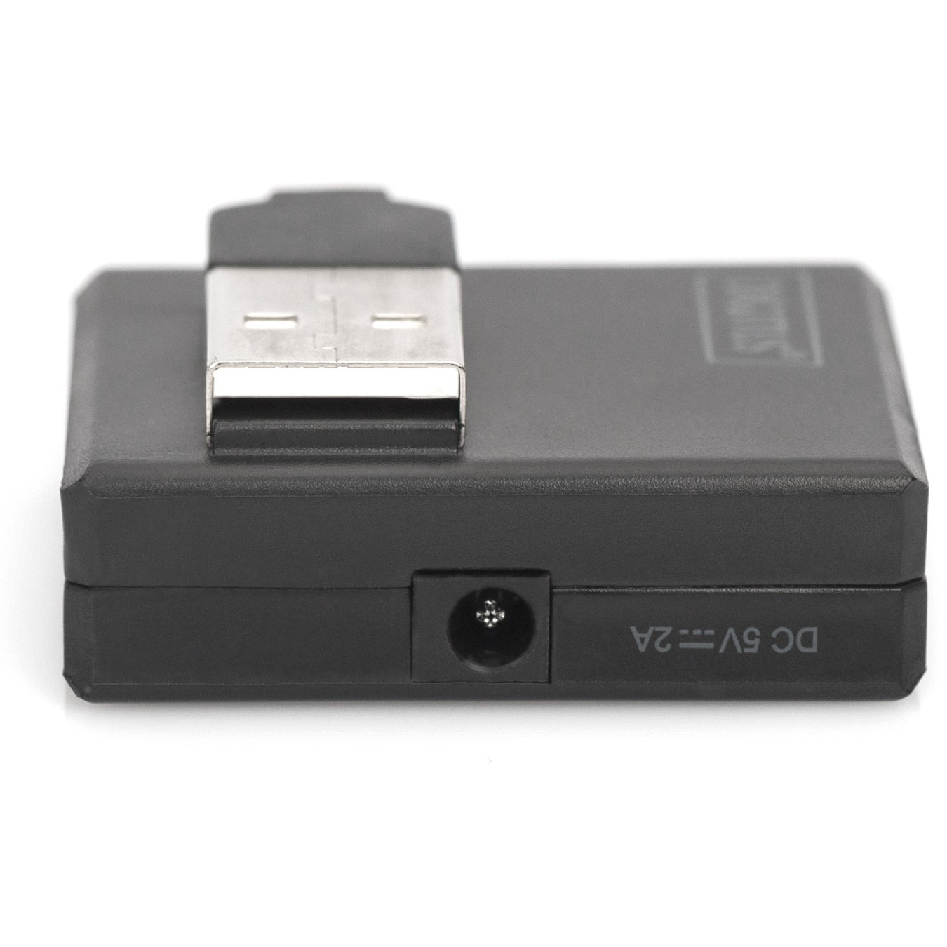 DIGITUS USB-Hub 4-Port USB 2.0 - (Black, Integrated Cable) — Buy in Cyprus with Fast Delivery