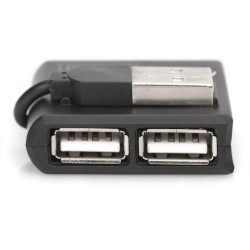 Buy DIGITUS USB-Hub 4-Port USB 2.0 - (Black, Integrated Cable) in Cyprus, Nicosia, Limassol, Larnaka, Pafos