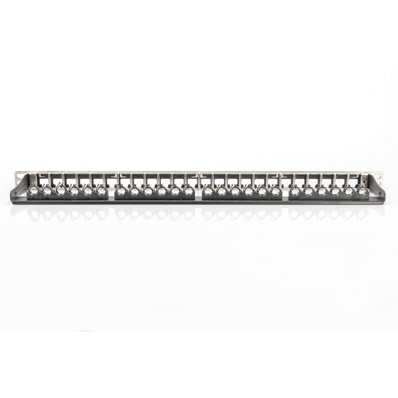 Buy DIGITUS Patchpanel 0.5HE 24-Port Shielded - Black in Cyprus, Nicosia, Limassol, Larnaka, Pafos
