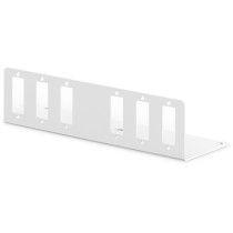 Digitus Fiber Optic Unibox Wall-Mount Adapter Plate - Grey Steel, 145x40x50 mm, 6-Port SC Duplex