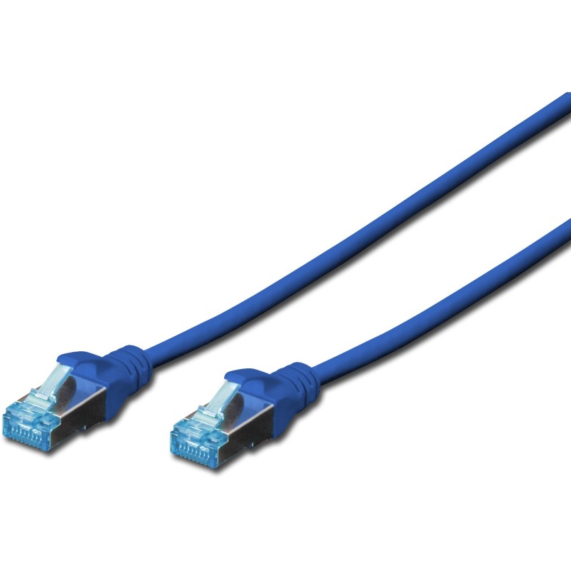 Buy DIGITUS CAT 5e SF/UTP Patch Cable - Blue, 5 m, Cat5e, S/FTP in Cyprus, Nicosia, Limassol, Larnaka, Pafos