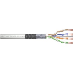 Buy Digitus CAT6 SF/UTP Patch Cable - Grey, 100 m, LSZH jacket, Copper, 26 AWG in Cyprus, Nicosia, Limassol, Larnaka, Pafos
