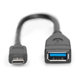 Buy DIGITUS USB-C to USB-A OTG Adapter Cable - 0.15m in Cyprus, Nicosia, Limassol, Larnaka, Pafos