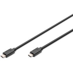 Buy DIGITUS USB-C Cable 3.1 Gen2 - Black, 1 m, Shielded, Nickel-plated in Cyprus, Nicosia, Limassol, Larnaka, Pafos