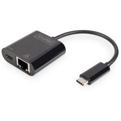 Buy DIGITUS USB Type-C Gigabit Ethernet Adapter - Compact, PD Supported in Cyprus, Nicosia, Limassol, Larnaka, Pafos