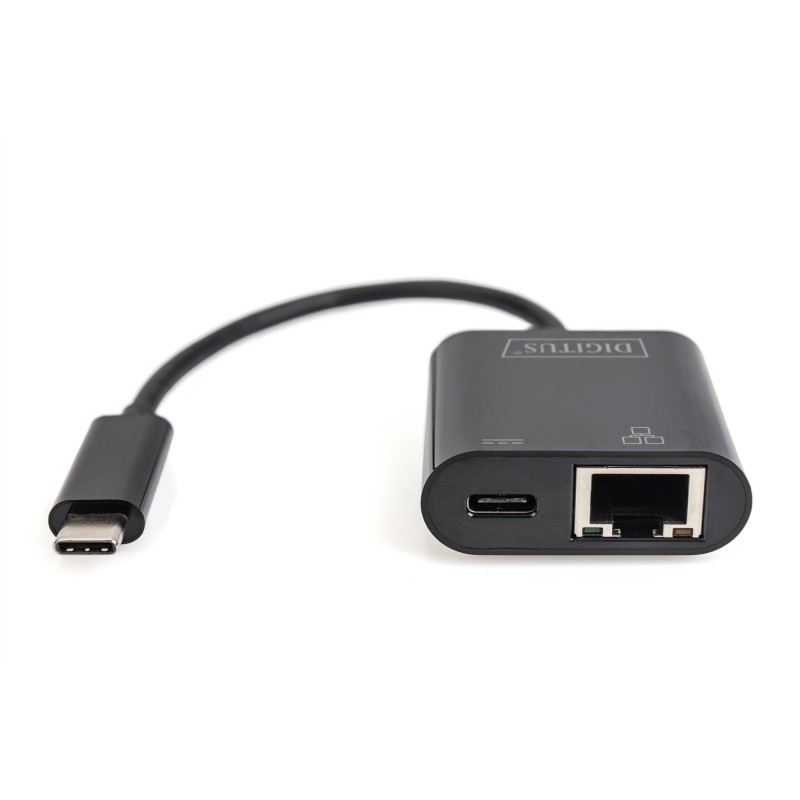 Buy DIGITUS USB Type-C Gigabit Ethernet Adapter - Compact, PD Supported in Cyprus, Nicosia, Limassol, Larnaka, Pafos