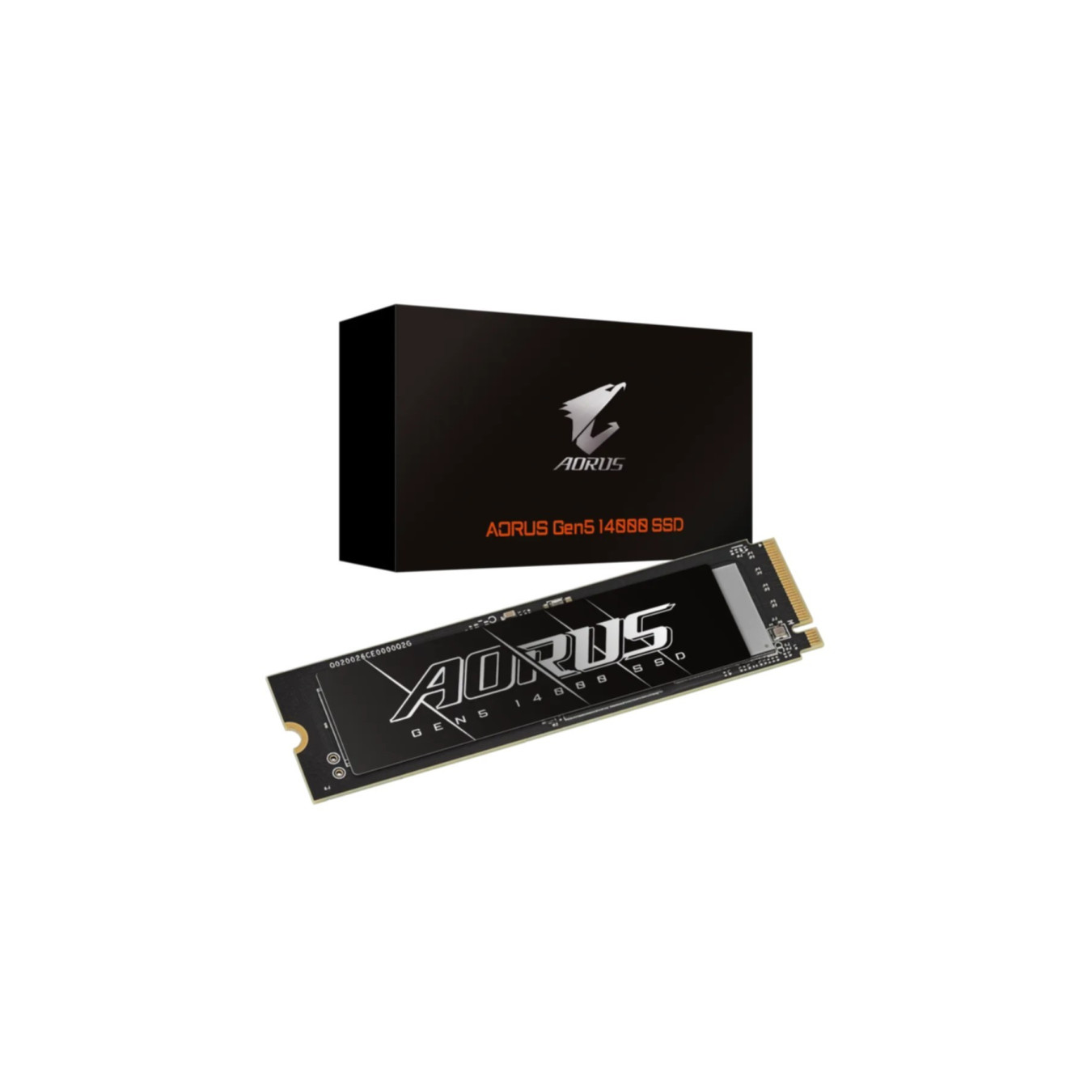 GIGABYTE AORUS Gen5 14000 1TB - AG514K1TB - M.2 2280 PCIe Gen5 x4 NVMe, Black — Buy in Cyprus with Fast Delivery
