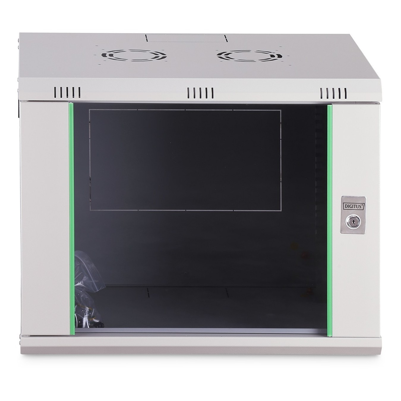 Digitus Wall-Mount Rack Cabinet 19" 9U - 505.05x600x450mm - Grey (RAL 7035) — Buy in Cyprus with Fast Delivery