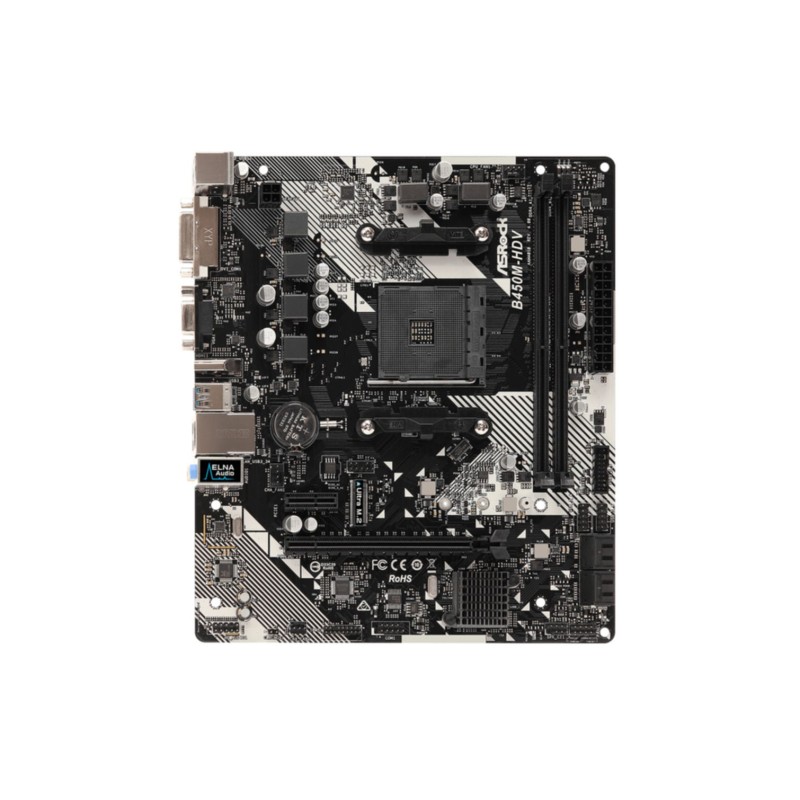 ASRock B450M-HDV R4.0 AM4 Micro-ATX Motherboard AMD B450 DDR4 M.2 (Boxed) — Buy in Cyprus with Fast Delivery