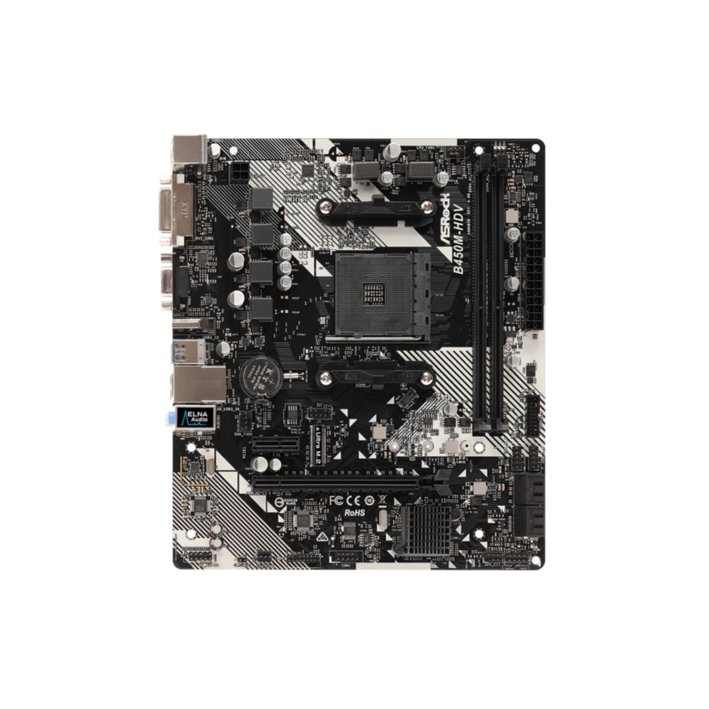 ASRock B450M-HDV R4.0 AM4 Micro-ATX Motherboard AMD B450 DDR4 M.2 (Boxed) — Buy in Cyprus with Fast Delivery