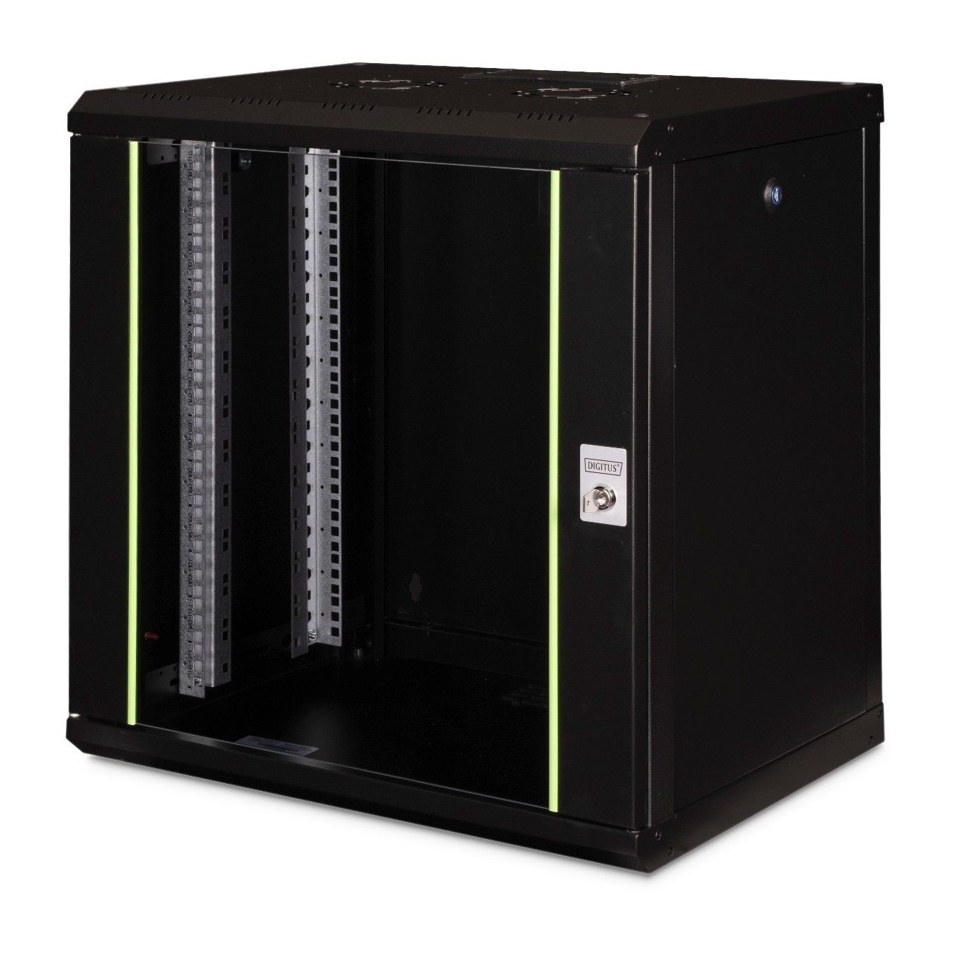 Digitus Wall-Mount Enclosure - 12U 643x600x450mm - Black — Buy in Cyprus with Fast Delivery