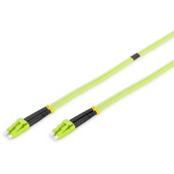 Buy DIGITUS LWL Patchkabel LC to LC 1.00m Multimode Duplex OM5 - (Green, 1 m, OM5) in Cyprus, Nicosia, Limassol, Larnaka, Pafos
