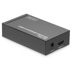Buy DIGITUS HDMI IP Extender Receiver Full HD Black - Characteristics (Color: Bl... in Cyprus, Nicosia, Limassol, Larnaka, Pafos