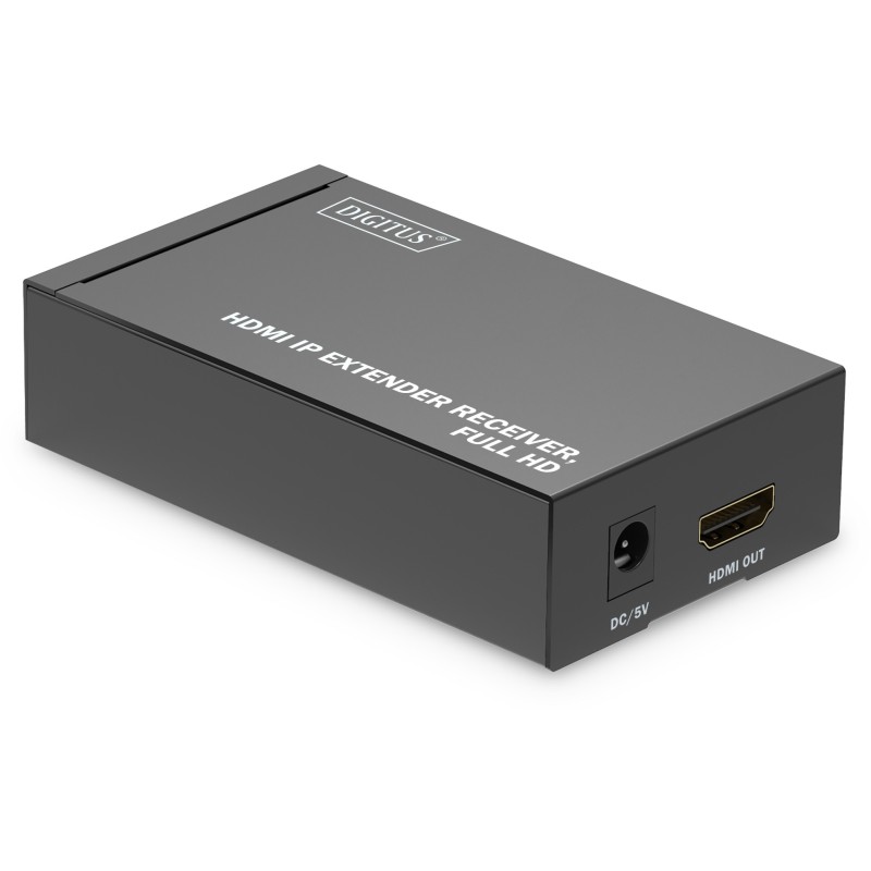 Buy DIGITUS HDMI IP Extender Receiver Full HD Black - Characteristics (Color: Bl... in Cyprus, Nicosia, Limassol, Larnaka, Pafos