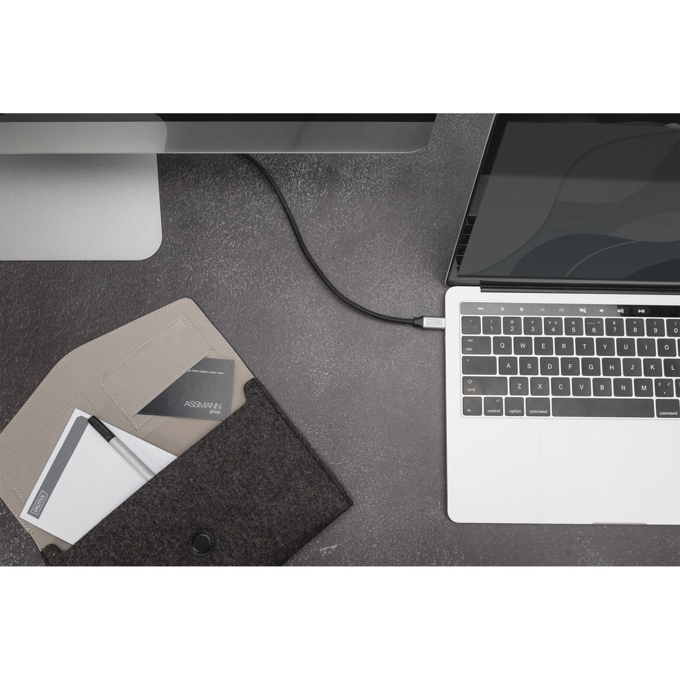 Digitus USB-C to USB-C Cable 1 m - Black - USB 3.2 Gen 1, PD 60W — Buy in Cyprus with Fast Delivery