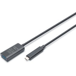 Buy DIGITUS USB-C to USB-A Extension Cable - 5.00m, 10 Gbps in Cyprus, Nicosia, Limassol, Larnaka, Pafos