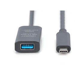 Buy DIGITUS USB-C to USB-A Extension Cable - 5.00m, 10 Gbps in Cyprus, Nicosia, Limassol, Larnaka, Pafos