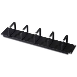 Buy Digitus Cable Management Panel 2U, 5 Rings - Black, 483 mm (19) Wide Rack in Cyprus, Nicosia, Limassol, Larnaka, Pafos