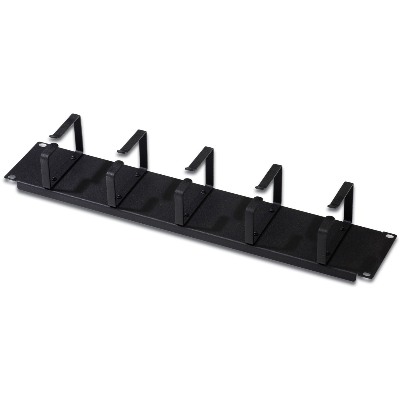 Digitus Cable Management Panel 2U, 5 Rings - Black, 483 mm (19) Wide Rack — Buy in Cyprus with Fast Delivery