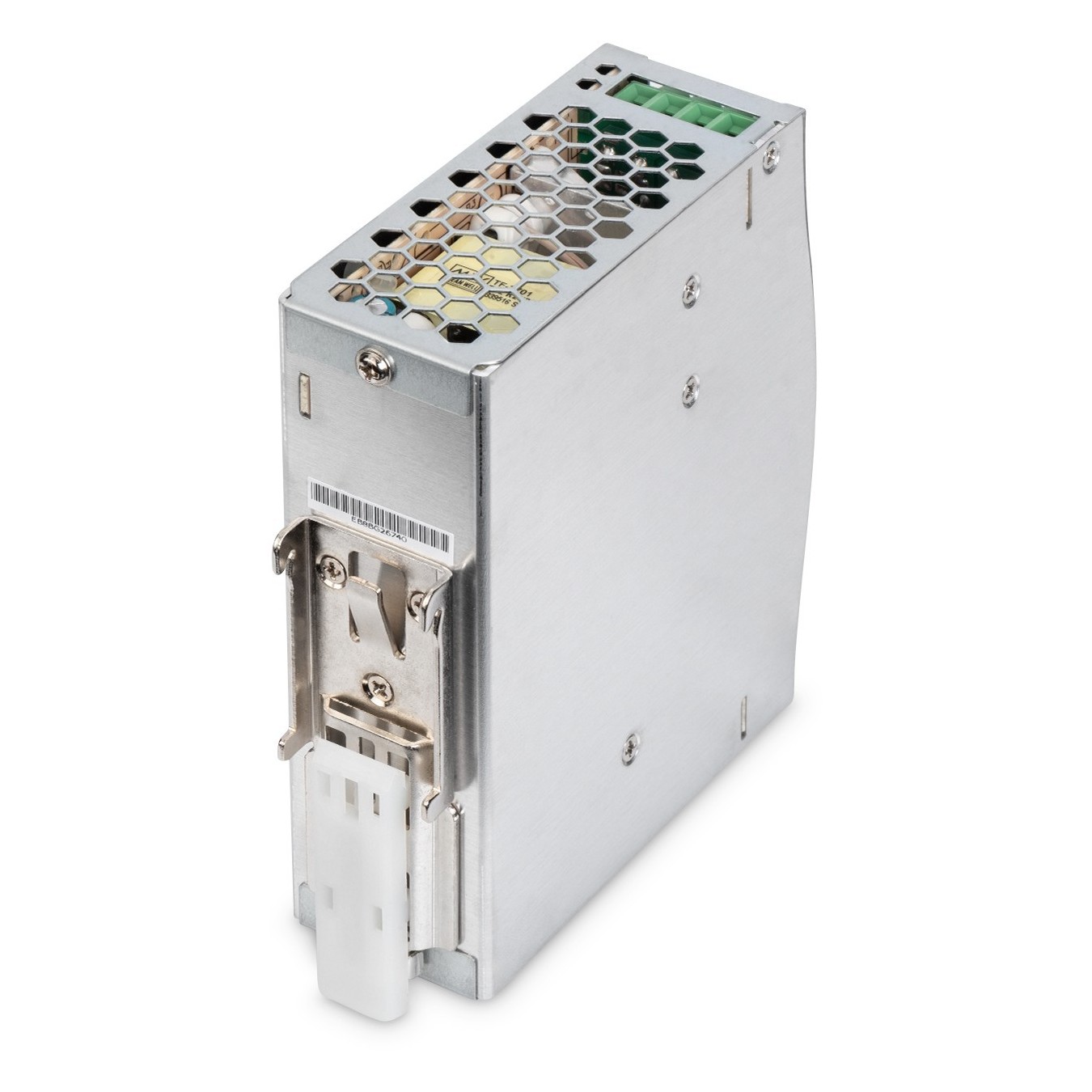 DIGITUS Industrial 48V DC 120W Power Supply in Metal Enclosure - 19'' Rack Mounted (Metal Enclosure)