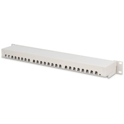Buy DIGITUS Patch Panel 1U 24-Port Cat6 Shielded Gray in Cyprus, Nicosia, Limassol, Larnaka, Pafos