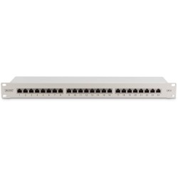 Buy DIGITUS Patch Panel 1U 24-Port Cat6 Shielded Gray in Cyprus, Nicosia, Limassol, Larnaka, Pafos
