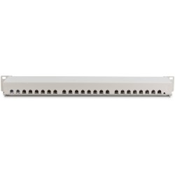 Buy DIGITUS Patch Panel 1U 24-Port Cat6 Shielded Gray in Cyprus, Nicosia, Limassol, Larnaka, Pafos