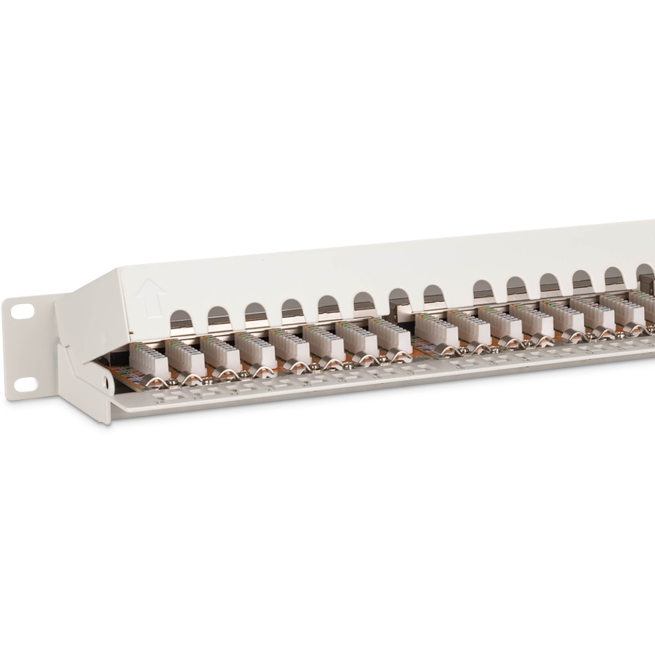 DIGITUS Patch Panel 1U 24-Port Cat6 Shielded Gray — Buy in Cyprus with Fast Delivery