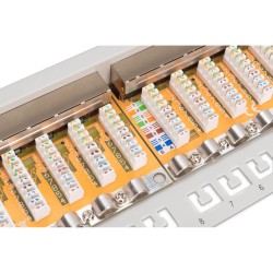 Buy DIGITUS Patch Panel 1U 24-Port Cat6 Shielded Gray in Cyprus, Nicosia, Limassol, Larnaka, Pafos