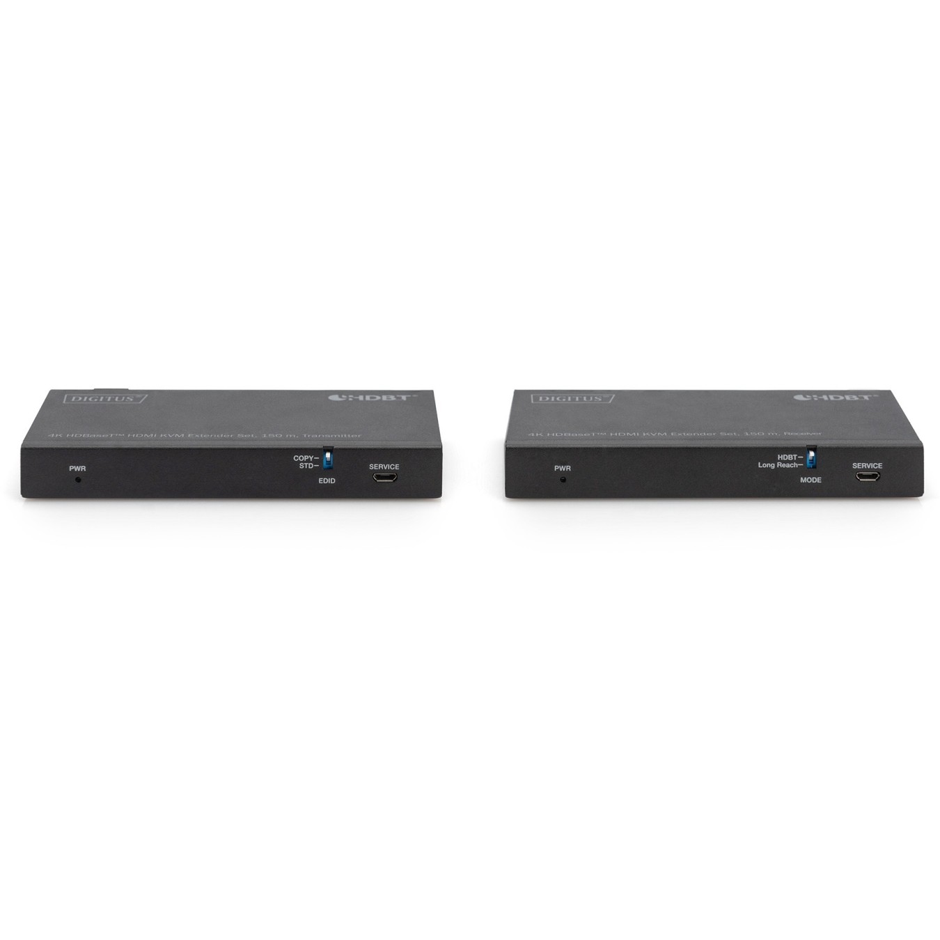 DIGITUS 4K HDBaseT HDMI KVM Extender Set USB 2.0 150 m - Black — Buy in Cyprus with Fast Delivery