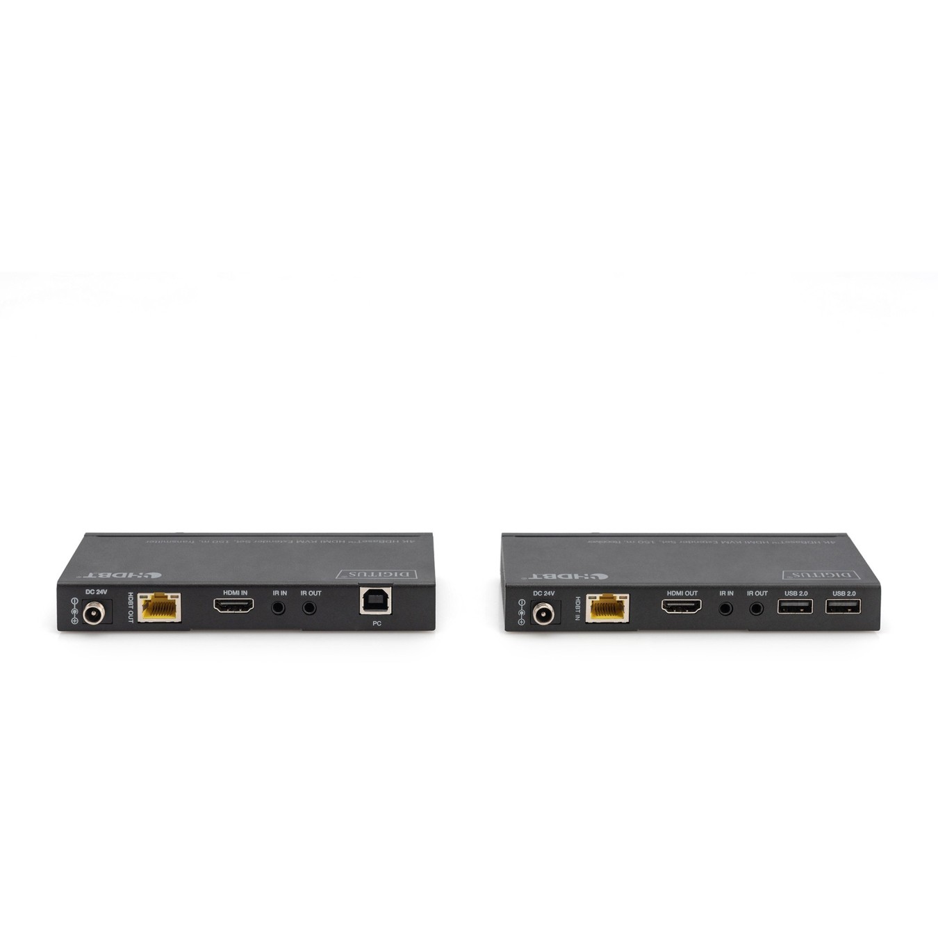 DIGITUS 4K HDBaseT HDMI KVM Extender Set USB 2.0 150 m - Black — Buy in Cyprus with Fast Delivery