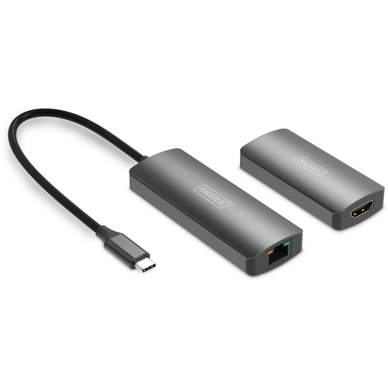 DIGITUS HDMI-USB-C Extender 4K 120Hz CAT6A 30m - Characteristics (Color, Memory size, CPU speed, etc)