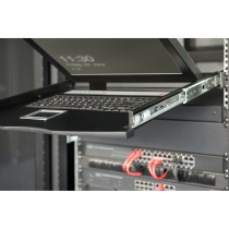 Digitus 19-inch TFT KVM Console with Touchpad - 8-Port Cat5 - German Keyboard - Black — Buy in Cyprus with Fast Delivery