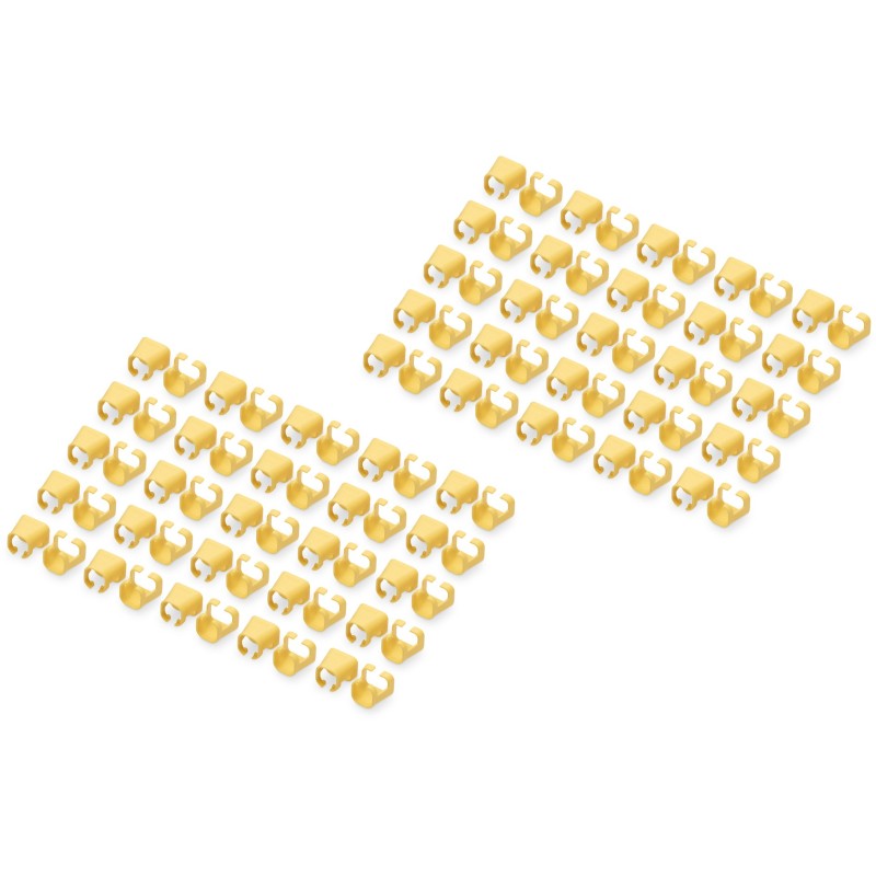 Buy Digitus Color Clips for Patch Cables RJ45 - Yellow - 100 pcs in Cyprus, Nicosia, Limassol, Larnaka, Pafos