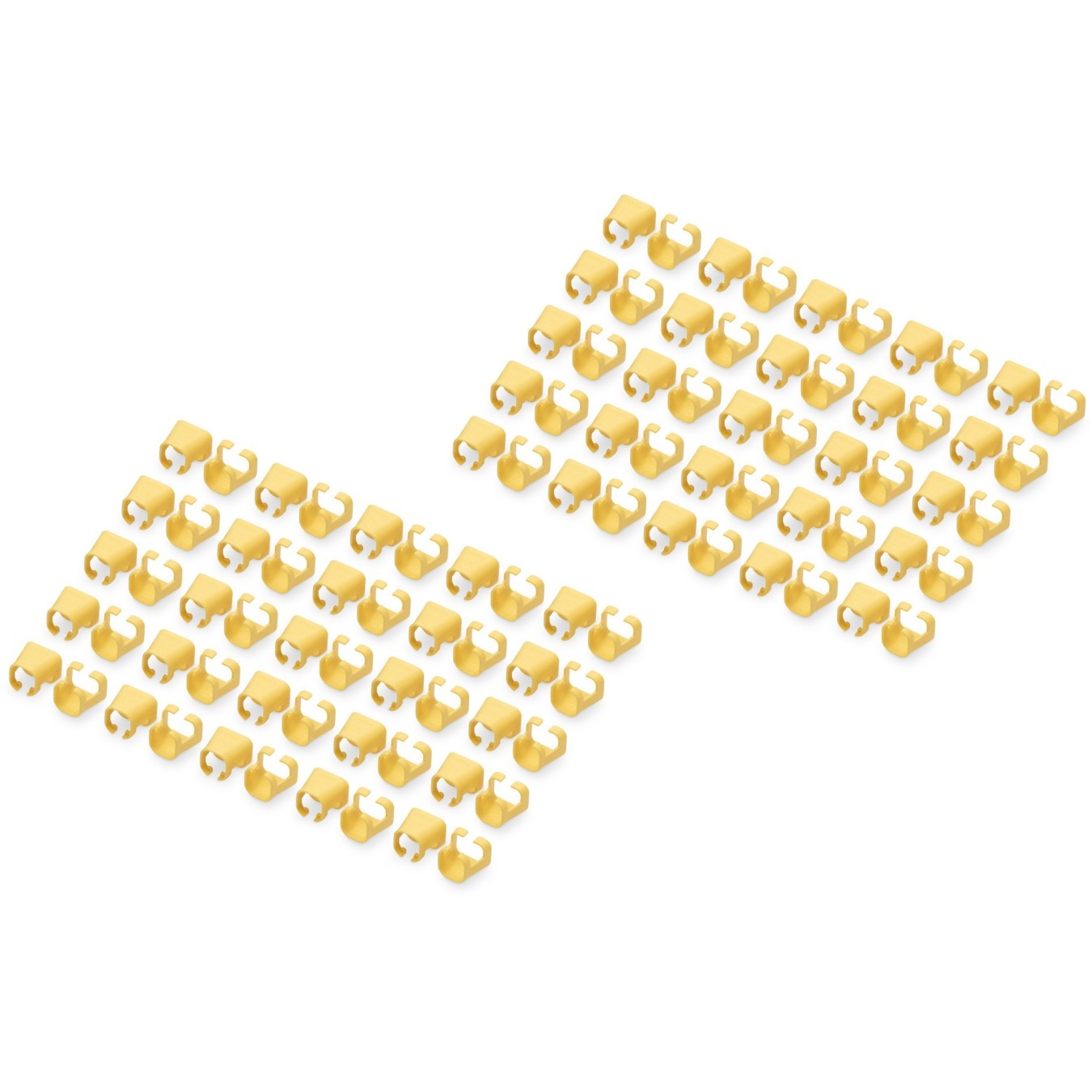 Digitus Color Clips for Patch Cables RJ45 - Yellow - 100 pcs — Buy in Cyprus with Fast Delivery