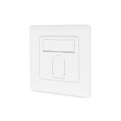 Buy DIGITUS CAT 6A Shielded Network Outlet - N/A - White, 1xRJ45 in Cyprus, Nicosia, Limassol, Larnaka, Pafos