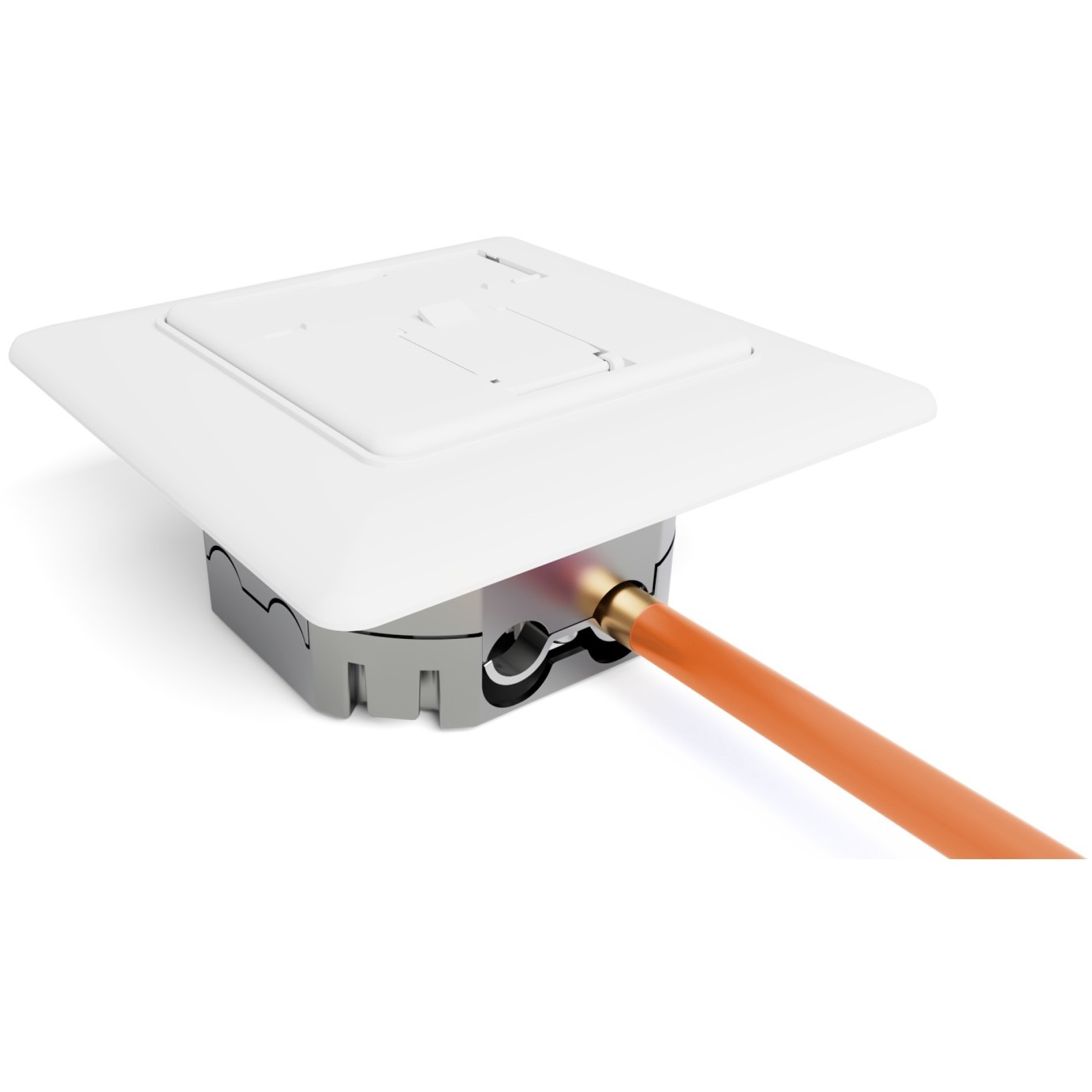 DIGITUS CAT 6A Shielded Network Outlet - N/A - White, 1xRJ45 — Buy in Cyprus with Fast Delivery